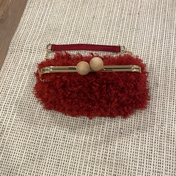 Unbillion Depuis 1996 fuzzy Sherpa handbag - Picture 2 of 10